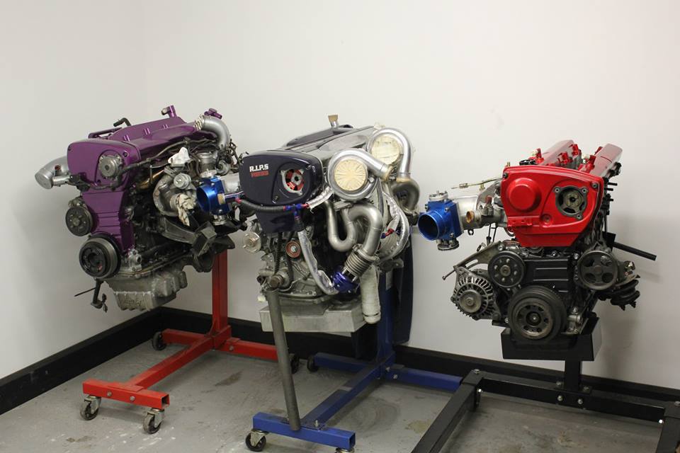 RB26DETT with forged RB30 bottom end.  RB26DETT with a forged RB30 bottom end, stroked to 3.3ltr using a custom billet crankshaft.  RB25DET with an RB30 bottom end